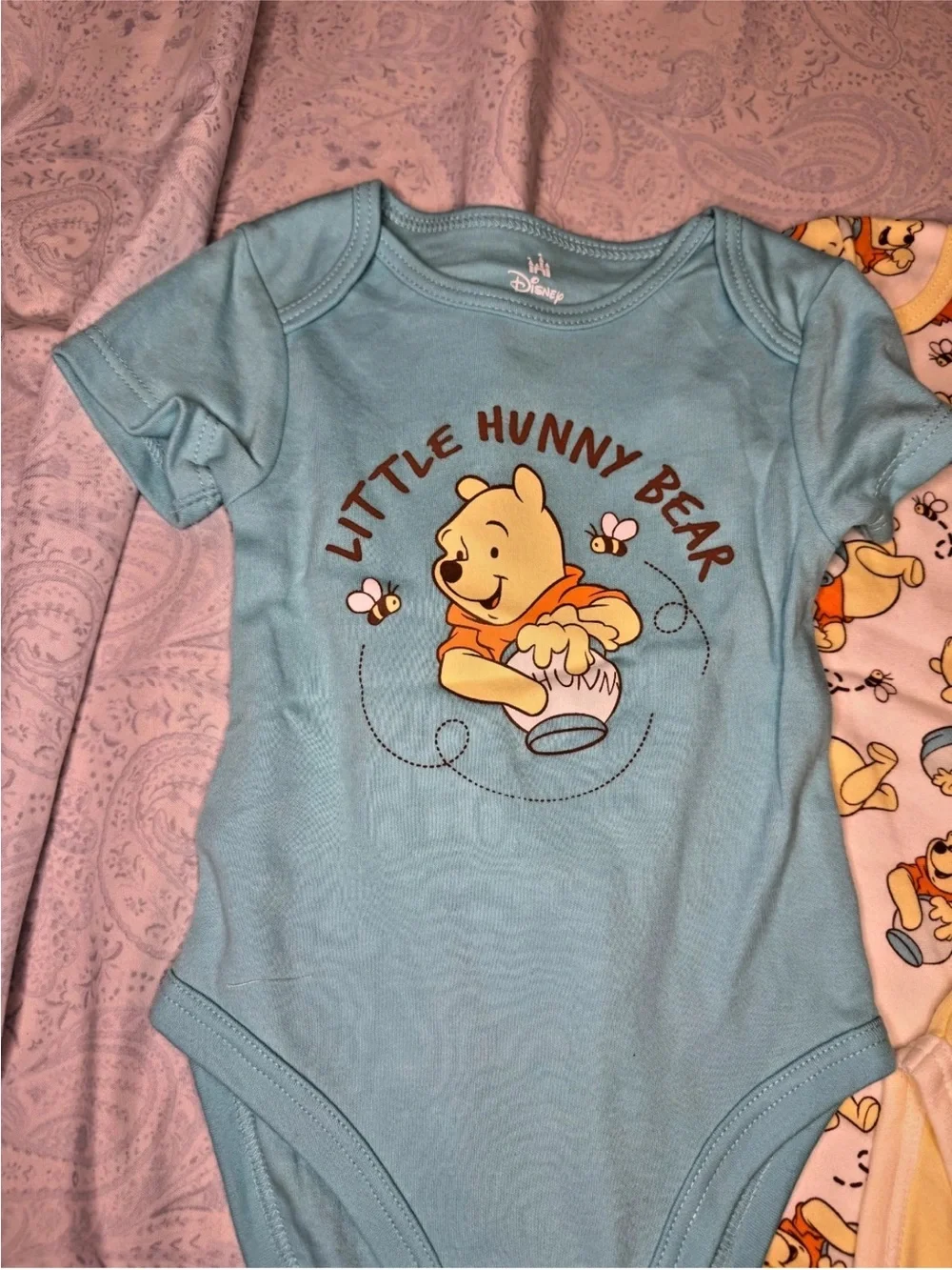 Disney Winnie the Pooh 3 pack Infant Bodysuits